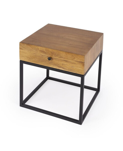 Brixton Iron and Wood End Table
