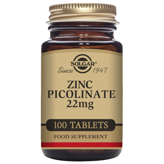 БАД Solgar Zinc Picolinate 22 мг 100 таблеток