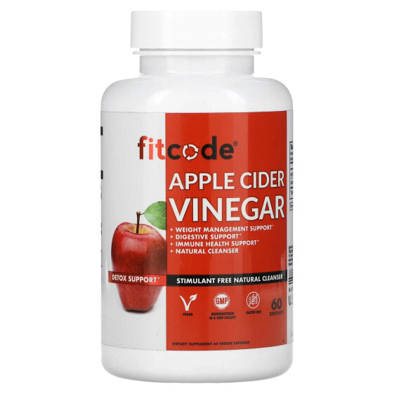 Витаминный комплекс FITCODE Органический яблочный уксус, 60 капсул.