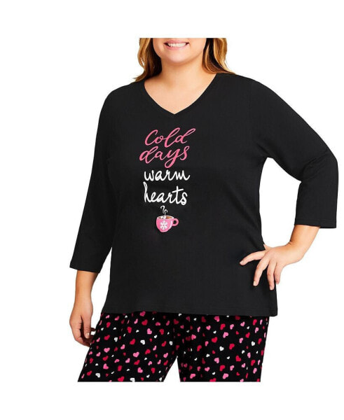 Plus Size Cold Days Top