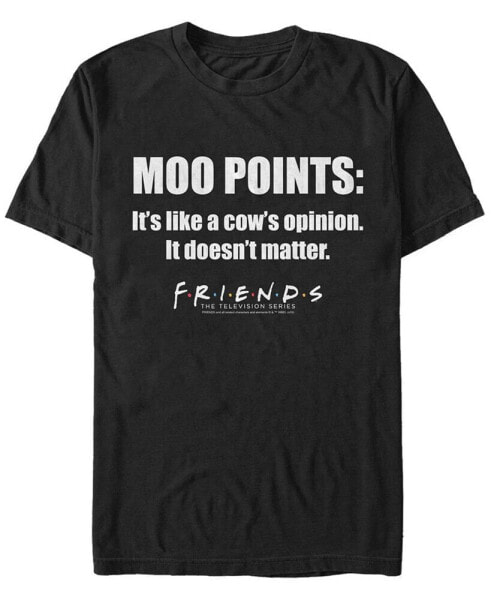 Friends Men's Moo Points Quote Short Sleeve T-Shirt