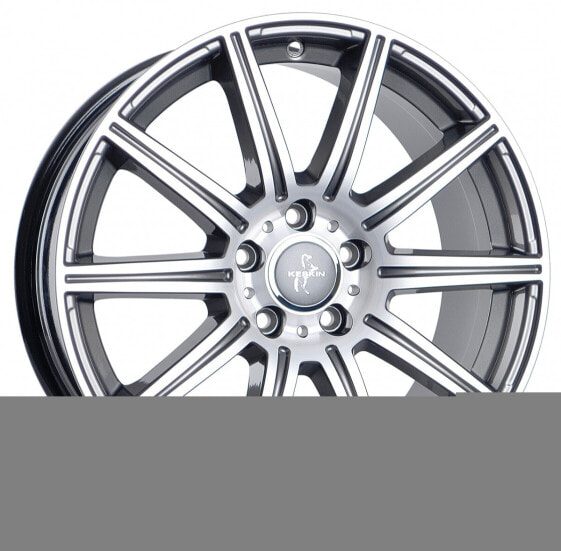 Колесный диск литой Keskin KT16 Dynamic palladium front polish 8.5x19 ET45 - LK5/112 ML66.6