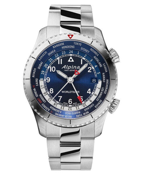 Часы Alpina Startimer Pilot Stainless Steel 41mm