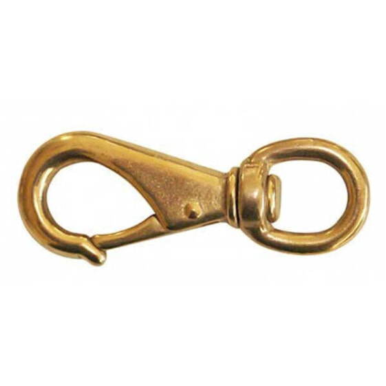 KONG ITALY Polished Brass Swivel Carabiner