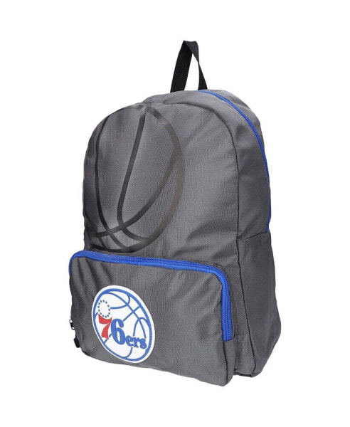 Men's and Women's Gray Philadelphia 76ers Backpack