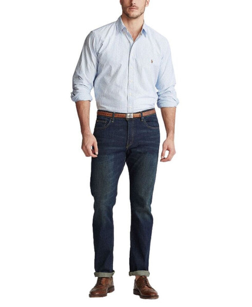Рубашка классического кроя Polo Ralph Lauren мужская в клетку Oxford Big & Tall