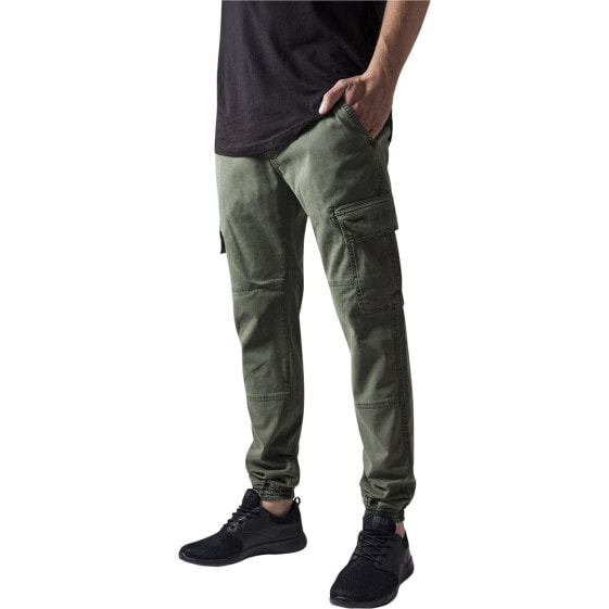 URBAN CLASSICS Washed Cargo Twill Pants