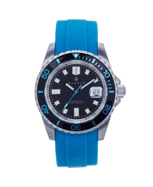 Часы Nautis Interceptor Rubber Watch   Light Blue