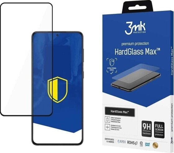 3MK Szkło hartowane 3MK HardGlass Max Samsung Galaxy S23+ Plus czarne