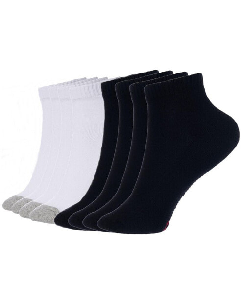 Mens 8 Pack Ankle Socks Low Cut Cotton Athletic Sock Shoe Size 6-12