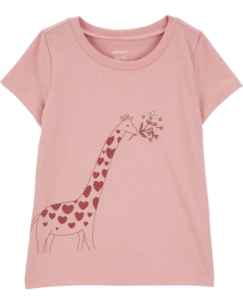 Toddler Giraffe Graphic Tee 3T