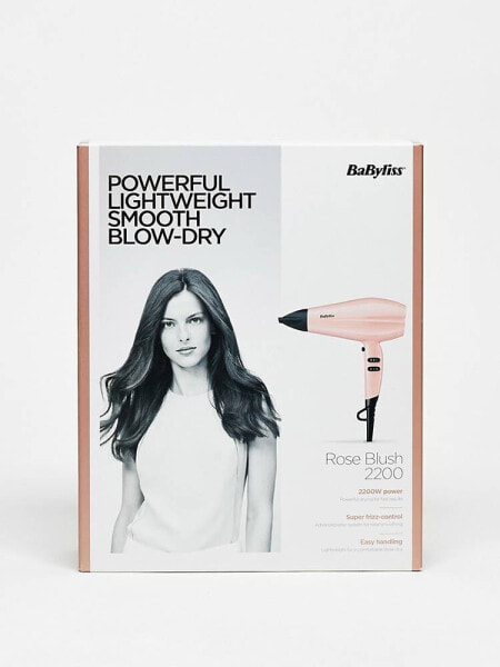 BaByliss Rose Blush 2200 Hair Dryer - EU Plug