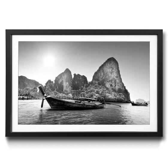 Gerahmtes Bild Boats On Railay II