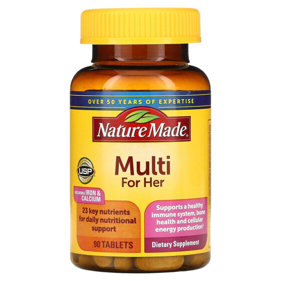 Nature Made, Мультивитамины для нее, 90 таблеток