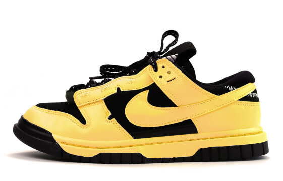 【定制球鞋】 Nike Air Dunk Jumbo Remastered 黄色泡泡 多巴胺 舒适百搭 低帮 板鞋 男款 黑黄 / Кроссовки Nike Air Dunk DV0821-002
