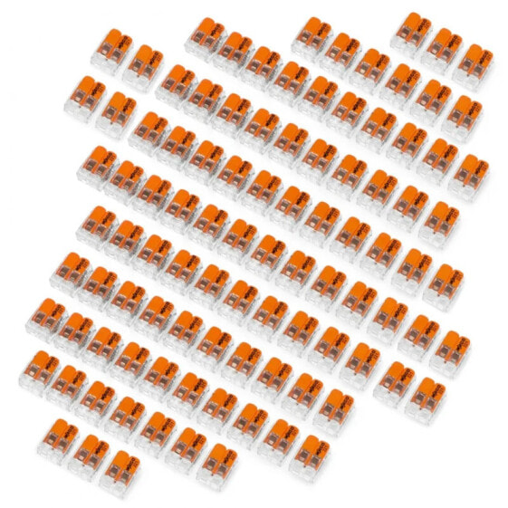 Electric cube WAGO 2pin 4mm 32A/450V - 100pcs.