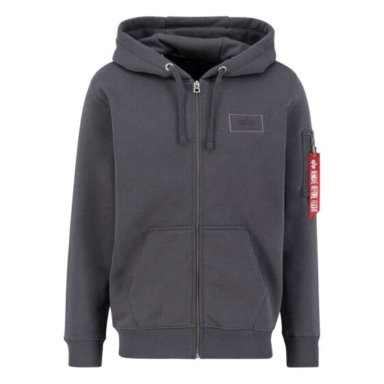 ALPHA INDUSTRIES Back Print Zip hoodie