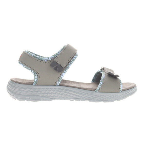 Propet Travelactiv Aspire Strappy Womens Grey Casual Sandals WST053P-022