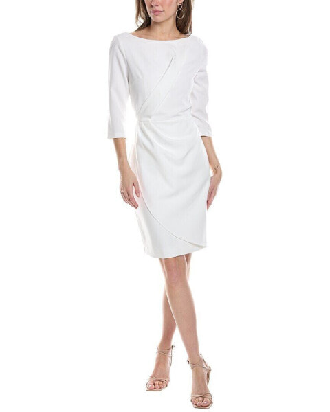 Black Halo Calandra Sheath Dress Women's White 10