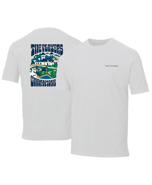 Men's White The Players Retro Clubhouse Chapman T-Shirt