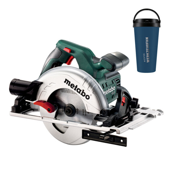 Metabo Handkreissäge KS 55 FS + Kreissägeblatt + Thermobecher