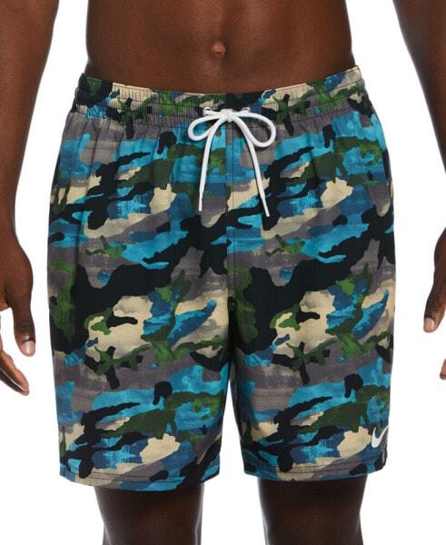 Men's Midnight Camouflage Volley 7" Swim Trunks