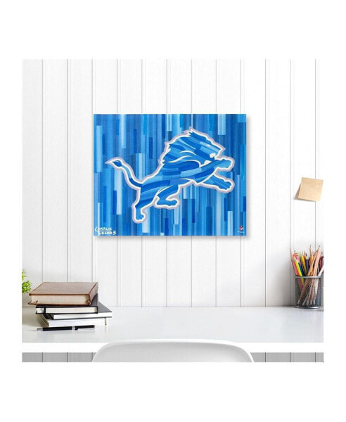 Картина Fanatics Authentic "Detroit Lions" 16" x 20" Embellished Giclee Print by Charlie Turano III