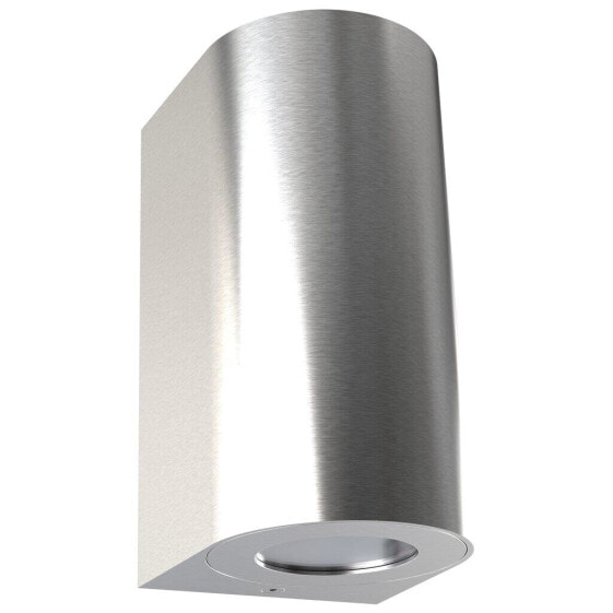 Nordlux Canto Maxi 2 - Surfaced - GU10 - IP44 - Stainless steel
