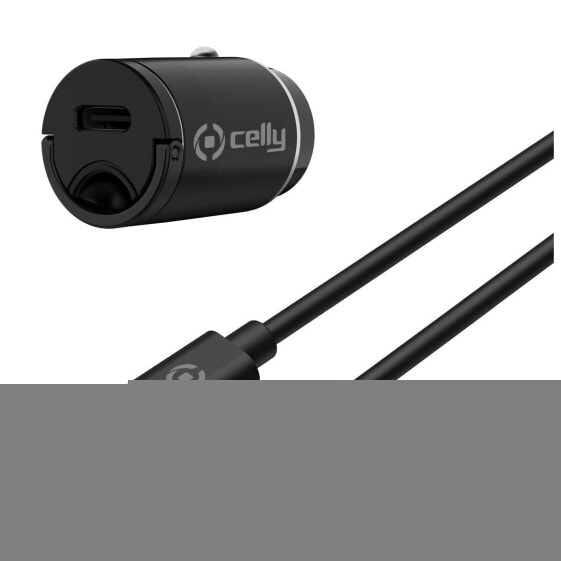 Portable charger Celly Black