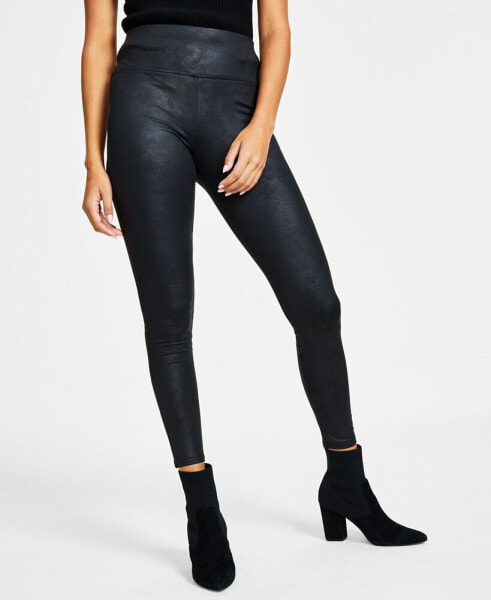 Petite Coated Leggings, Created for Macy's