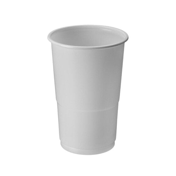 Набор многоразовых чашек Algon Белый 250 ml 50 штук
