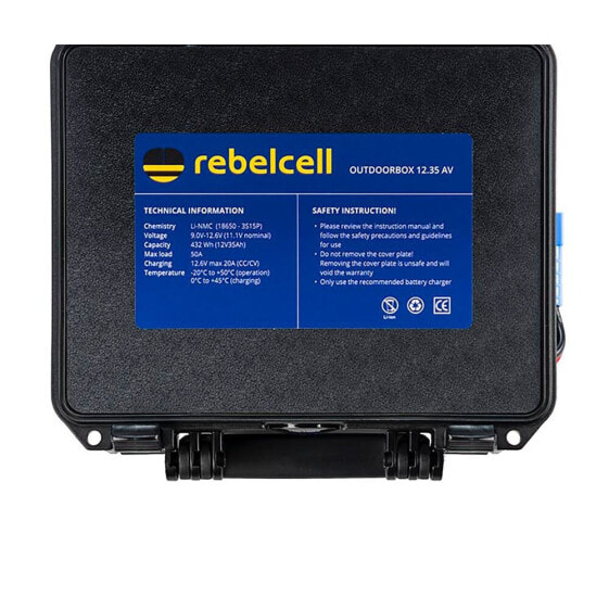 REBELCELL Outdoorbox 12.35 AV Outdoor Portable Battery