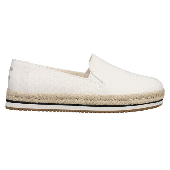 TOMS Palma Slip On Womens White Flats Casual 10017939T