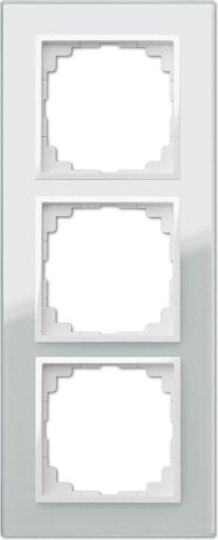 Elektro-Plast Ramka Sentia 3-krotna szklana biała (1473-62)