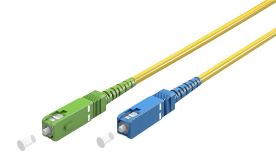 Оптический кабель Wentronic 59657 - 0.5 м - FTTH - OS2 - SC/APC - SC/UPC