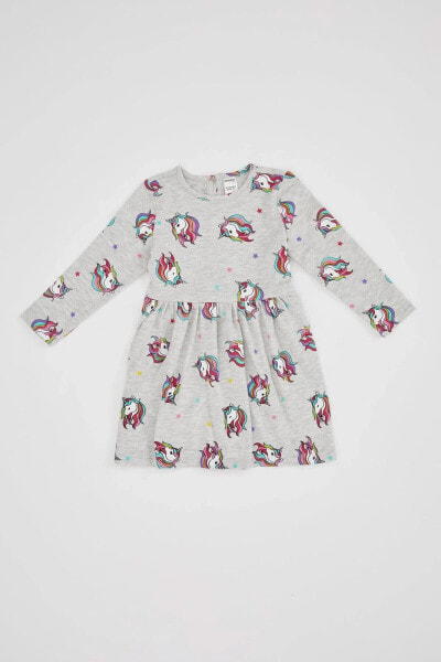 Платье для малышей defacto Unicorn S2023A220WN
