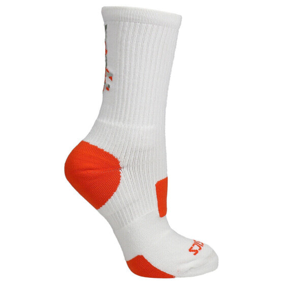 ASICS Flash Point Crew Socks Mens White Athletic ZK2261-0115