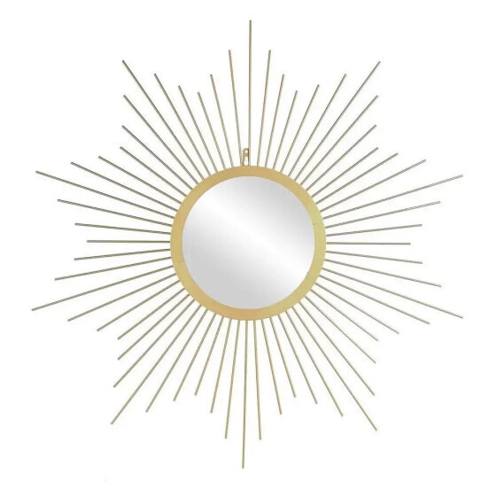 Sonnenförmiger Spiegel aus goldfarbenen