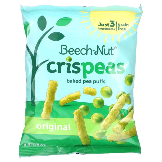 Crispeas, Baked Pea Puffs, 12+ Months, Original, 1.4 oz (40 g)