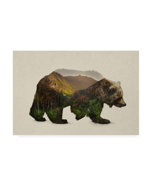 Davies Babies North American Brown Bear Canvas Art - 27" x 33.5"