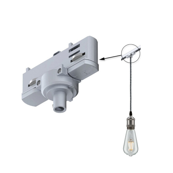 PAULMANN 91385 - Pendant light adaptor - Ceiling/wall - Silver - Metal - Plastic - 1150 W - 96 mm