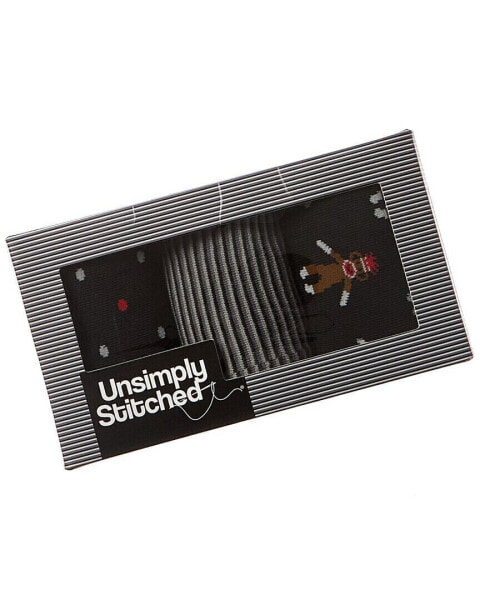 Unsimply Stitched 3Pk Socks Gift Box Men's Os