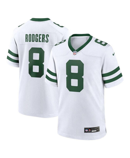 Men's Aaron Rodgers White New York Jets Legacy Player Game Jersey