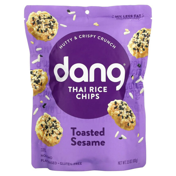 Thai Rice Chips, Toasted Sesame, 3.5 oz (100 g)