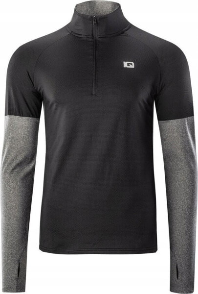 IQ BLUZA IMMO BLACK/GREY MELANGE XL