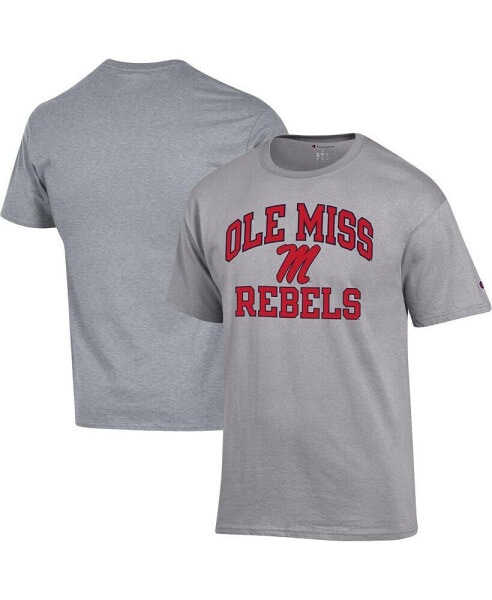 Men's Heather Gray Ole Miss Rebels High Motor T-shirt