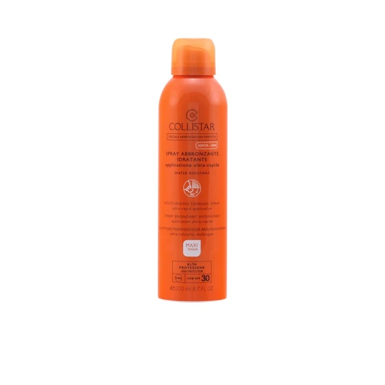 Collistar Perfect Tanning Moisturizing Spray Spf30 Увлажняющий водостойкий спрей для загара  200 мл