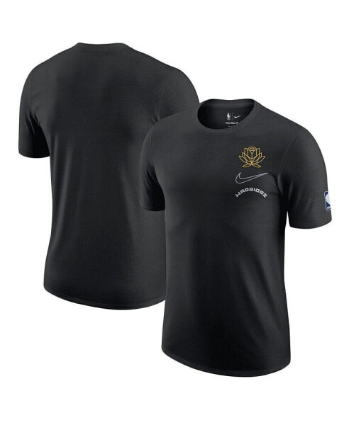 Men's Black Golden State Warriors 2022/23 City Edition Courtside Max90 Vintage-Like Wash T-shirt