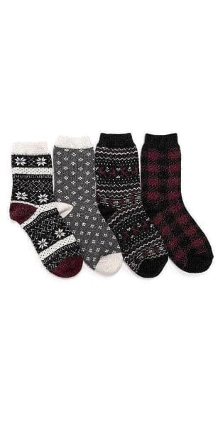 Women's 4 Pair Pack Holiday Boot Socks