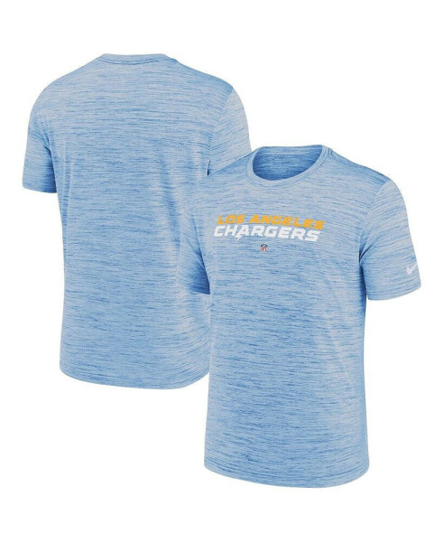 Men's Powder Blue Los Angeles Chargers Velocity Performance T-shirt